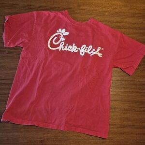 Chick-fil-A  Red Tee Medium